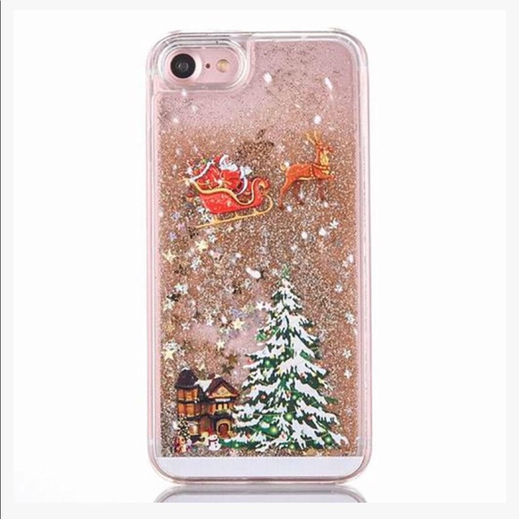 Accessories - Santa Snow Globe Phone Case iphone7/8 NWT